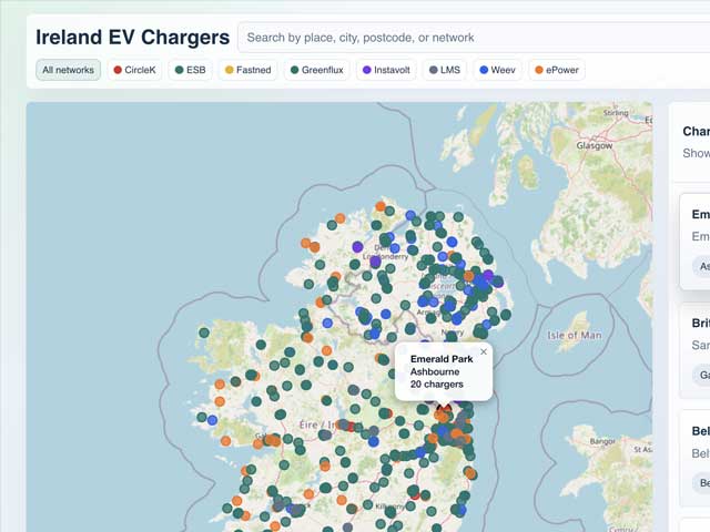 Ireland EV Chargers